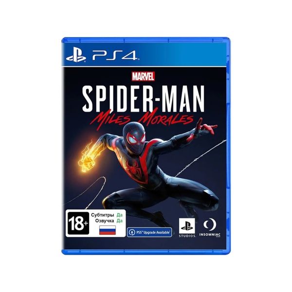 Игра Marvel Человек-паук: Майлз Моралес [PS4, русский язык* озвучка докачивается патчем](EU)