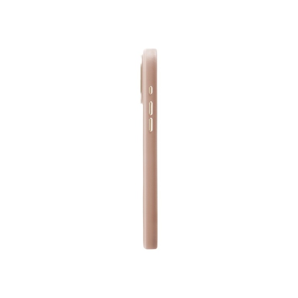 Чехол Uniq COEHL MUSE Leatherette with Strap MagSafe для iPhone 15 Pro. Цвет: розовый