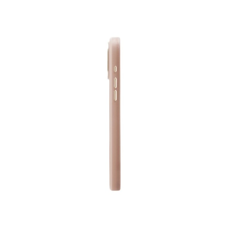 Чехол Uniq COEHL MUSE Leatherette with Strap MagSafe для iPhone 15 Pro. Цвет: розовый