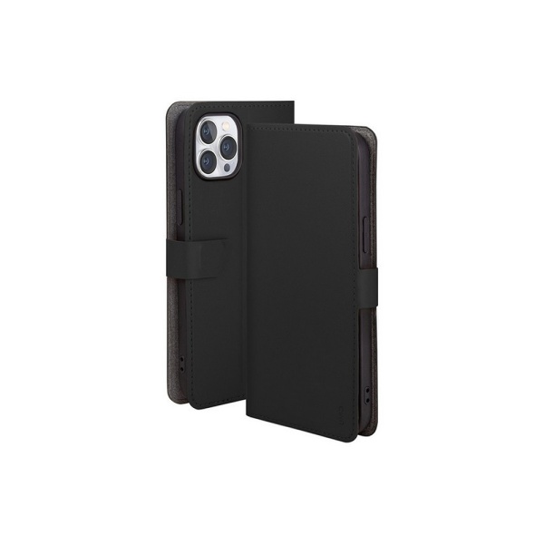 Чехол-книжка Uniq Journa Heritage для iPhone 14 Pro Max, искусств. кожа. Цвет: чёрный