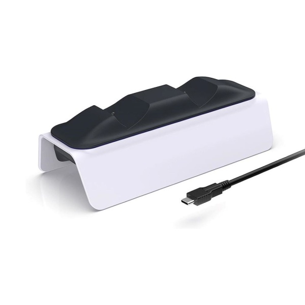 Зарядная станция DOBE TP5-0521B для 2 контроллеров DualSense, с индикаторами заряда