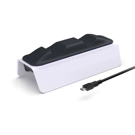 Зарядная станция DOBE TP5-0521B для 2 контроллеров DualSense, с индикаторами заряда