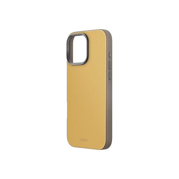 Чехол Uniq Lyden DS для iPhone 16 Pro Max. Цвет: жёлто-серый