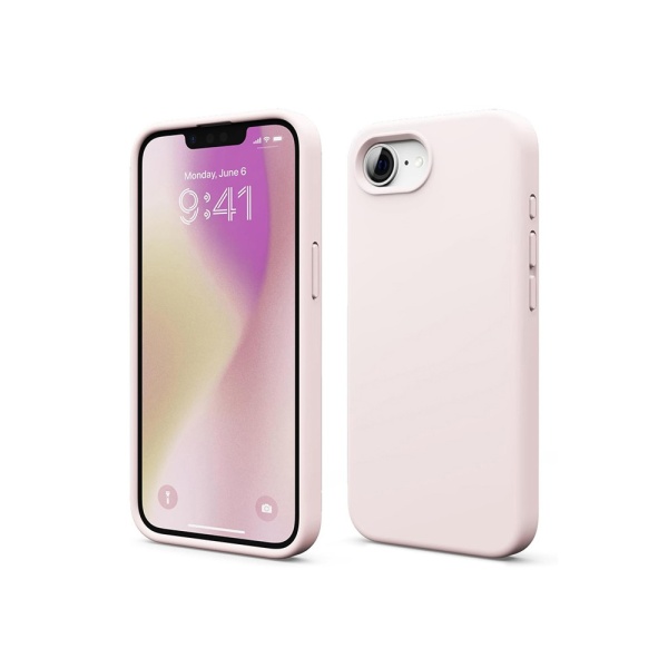 Чехол Elago Soft silicone (Liquid) для iPhone 16e/17e. Цвет: розовый