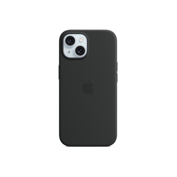 Силиконовый чехол Apple для iPhone 15 Silicone Case with MagSafe - Black