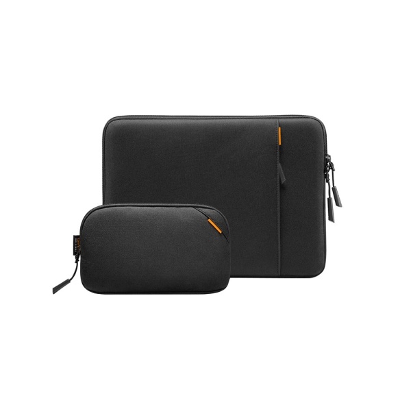 Чехол + органайзер Tomtoc Defender-A13 Laptop Sleeve Kit для ноутбуков 13". Цвет: черный