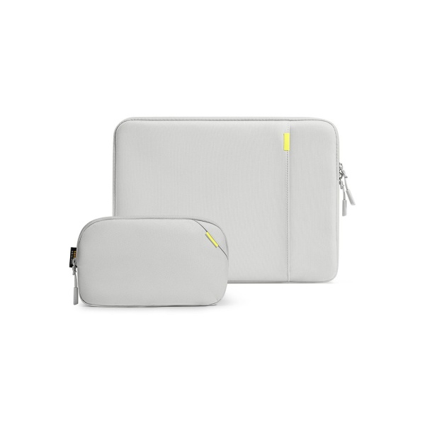 Чехол + органайзер Tomtoc Defender-A13 Laptop Sleeve Kit для ноутбуков 13". Цвет: серый