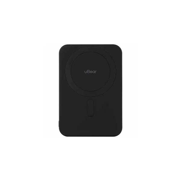 Внешний аккумулятор uBear Slide Magnetic Power bank, 10000mAh, PD 20W. Цвет: чёрный