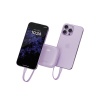 Портативный аккумулятор EnergEA Bazic GoPower Fusion, 10000mAh, PD/QC 20 Вт. Цвет: лавандовый