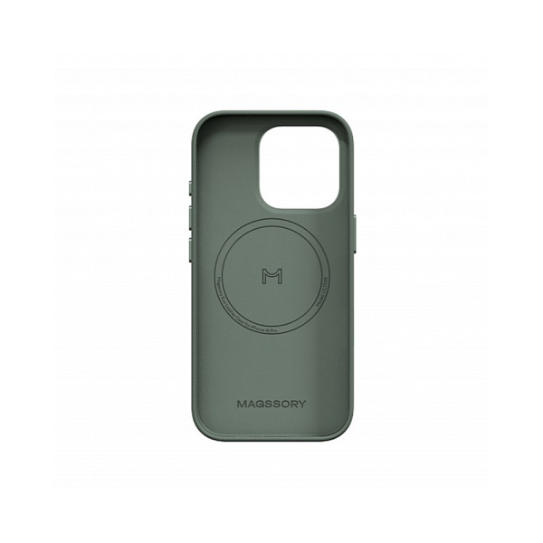Чехол защитный Magssory CLT028 Magsafe для iPhone 16 Pro. Цвет: хаки