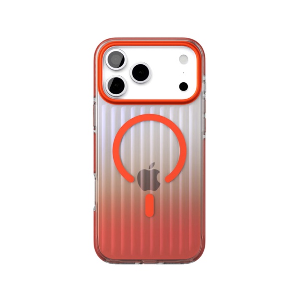 Чехол защитный VLP Pulse Case с MagSafe для iPhone 17 Pro. Цвет: оранжевый