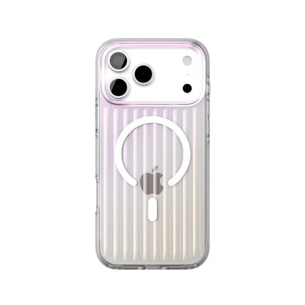 Чехол защитный VLP Pulse Case с MagSafe для iPhone 17 Pro. Цвет: перламутровый