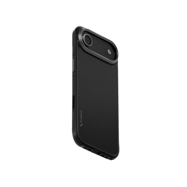 Чехол Uniq KEVA Kevlar Carbon с MagSafe для iPhone Air. Цвет: чёрный