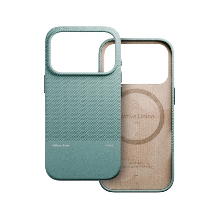Чехол Native Union (RE)CLASSIC CASE с MagSafe для iPhone 17 Pro. Цвет: сланцево-зелёный