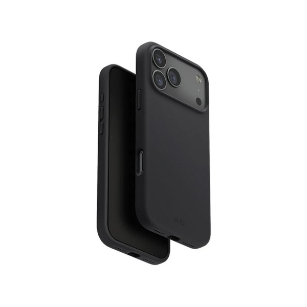 Чехол Uniq LINO MagSafe для iPhone 17 Pro Max. Цвет: угольно-серый
