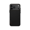 Чехол Uniq KEVA EDGE Full Kevlar Carbon с MagSafe для iPhone 17 Pro. Цвет: чёрный