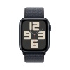 Apple Watch SE (2024), 44мм, корпус из алюминия цвета "Тёмная ночь", Спортивная петля