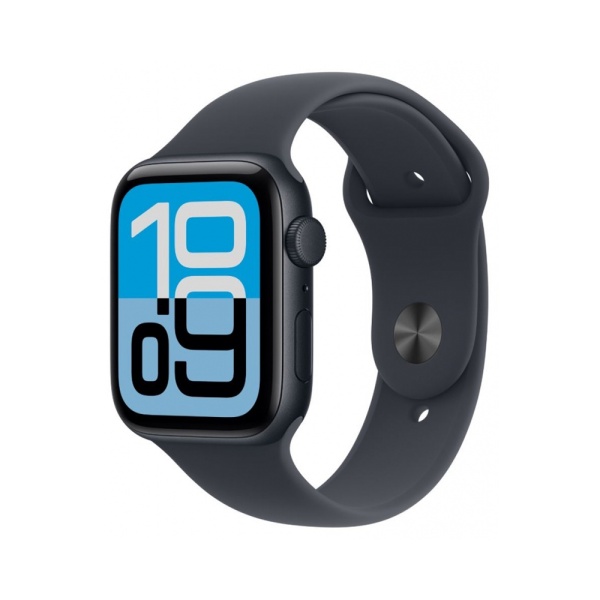 Apple Watch SE 3 (2025), 40 мм, корпус из алюминия цвета "Темная ночь", спортивный ремешок (M/L)