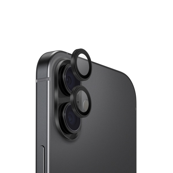 Защитное стекло Uniq OPTIX Camera Lens AluGuard для iPhone 17 Air. Цвет: чёрный