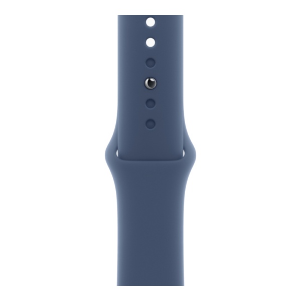 Apple Watch SE (2024), 44мм, корпус из алюминия серебристого цвета, Спортивный ремешок (M/L)