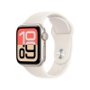 Apple Watch SE 3 (2025), 44 мм, корпус из алюминия цвета "Сияющая звезда", спортивный ремешок (M/L)