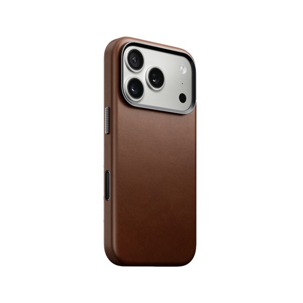 Чехол Nomad Modern Leather Case для iPhone 17 Pro Max. Цвет: коричневый