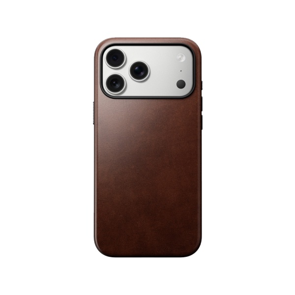 Чехол Nomad Modern Leather Case для iPhone 17 Pro. Цвет: коричневый