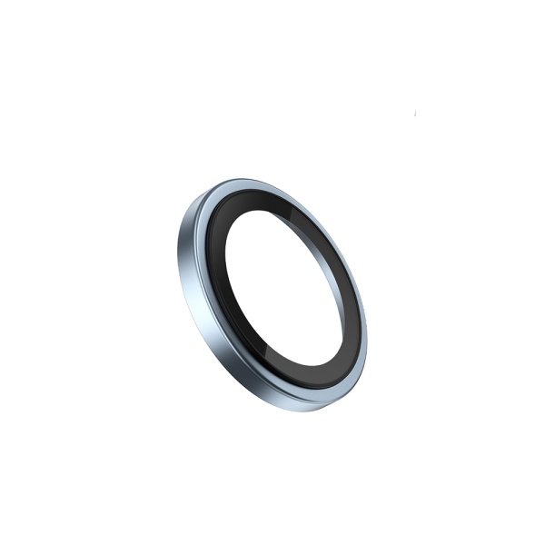 Защитное стекло BlueO Camera lens Aluminium д/камеры iPhone 17 (2 шт.). Цвет: светло-синий