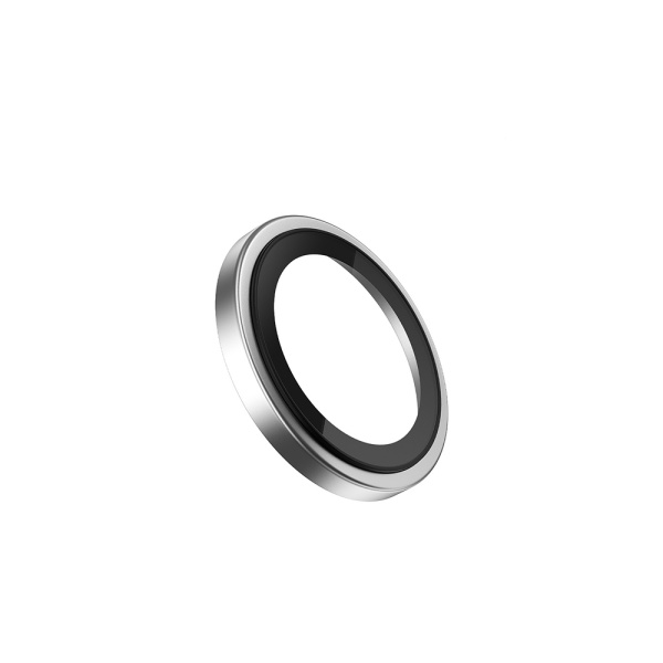 Защитное стекло BlueO Camera lens Aluminium д/камеры iPhone 17 (2 шт.). Цвет: серебристый