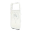 Чехол Lagerfeld IML NFT Karl & Choup Heads Metal camera для iPhone 17 Pro Max. Цвет: белый