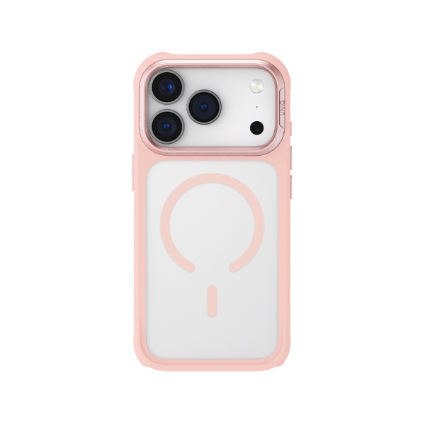 Чехол Uniq Veren с MagSafe для iPhone 17 Pro Max. Цвет: розовый