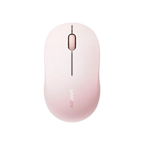 Беспроводная компьютерная мышь UGREEN M331 Multi-mode BT&GHz. Цвет: розовый
