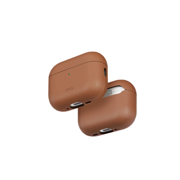 Чехол Uniq Lyden Vex Leatherette для AirPods Pro 3. Цвет: карамель