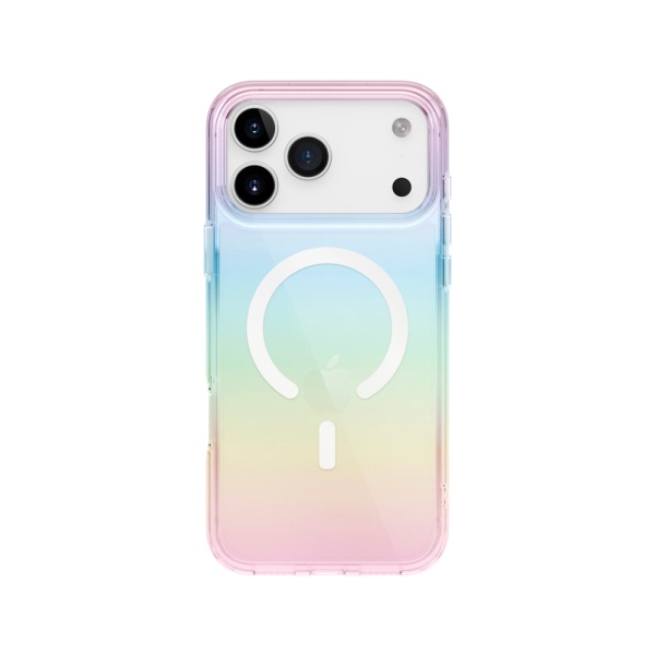 Чехол Uniq Iridescia (holographic) с MagSafe для iPhone 17 Pro. Цвет: кварц