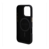 Чехол Guess PU 4G Plate metal logo Hard Black MagSafe для iPhone 16 Pro Max. Цвет: черный