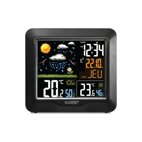 Домашняя Погодная станция с цветным экраном LaCrosse WS6820  с цветным экраном. Цвет: черный