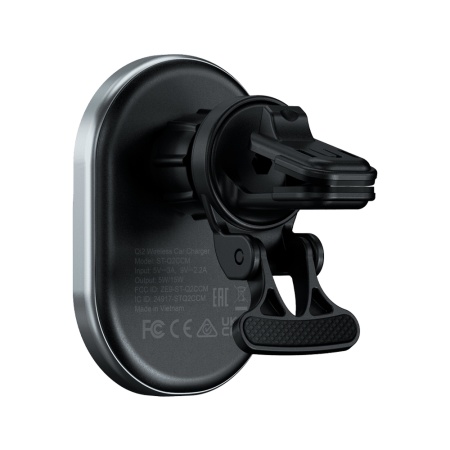 Автомобильное беспроводное зу Satechi Qi2 Wireless Car Charger 15W. Цвет: серый космос