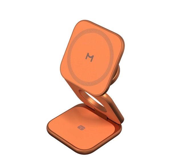 Беспроводное з/у Magssory Fold Ultra 3 в 1 с Magsafe, с поддержкой Qi2.2. Цвет: "темная ночь"