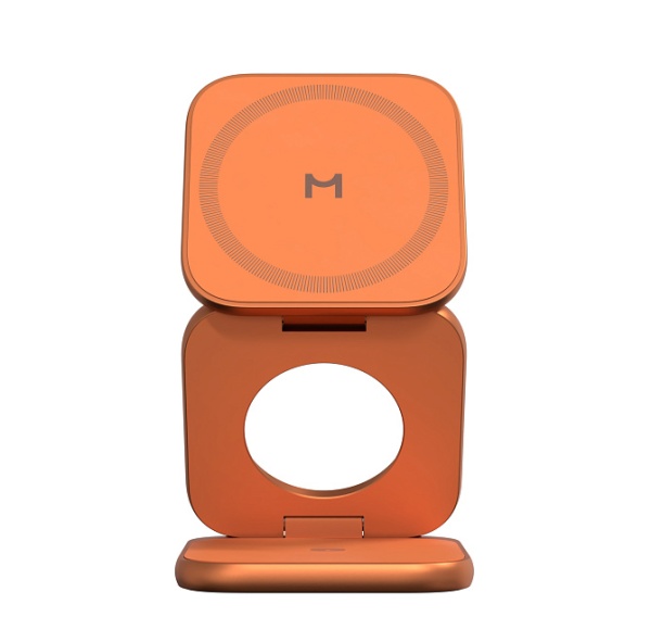 Беспроводное з/у Magssory Fold Ultra 3 в 1 с Magsafe, с поддержкой Qi2.2. Цвет: "темная ночь"