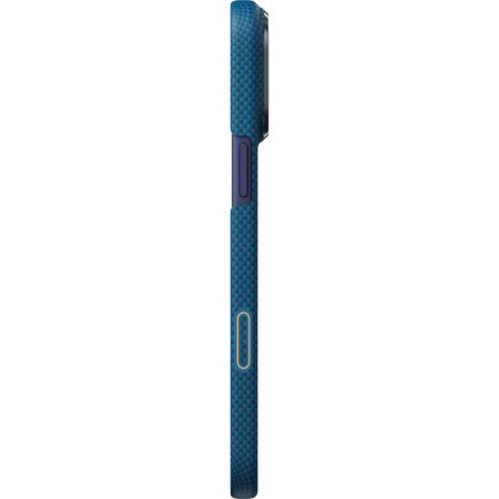 Чехол Pitaka Рисунок Лошади Azure Green для iPhone 17 Pro.