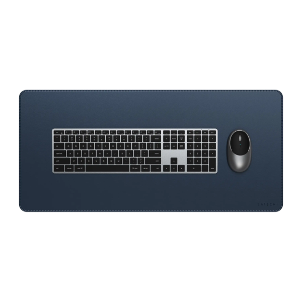 Коврик Satechi Vegan-Leather Premium Desk Mat. Цвет: синий