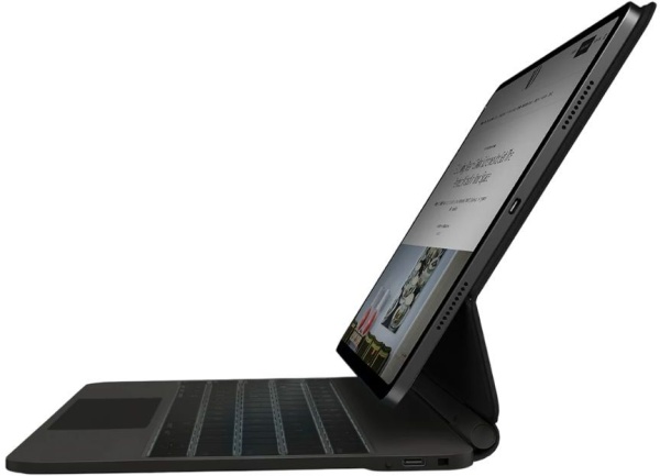 Беспроводная клавиатура Uniq VENNO Pro Magnetic keyboard folio для iPad Pro 13 2024. Цвет: чёрный