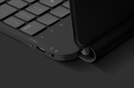 Беспроводная клавиатура Uniq VENNO Pro Magnetic keyboard folio для iPad Pro 13 2024. Цвет: чёрный