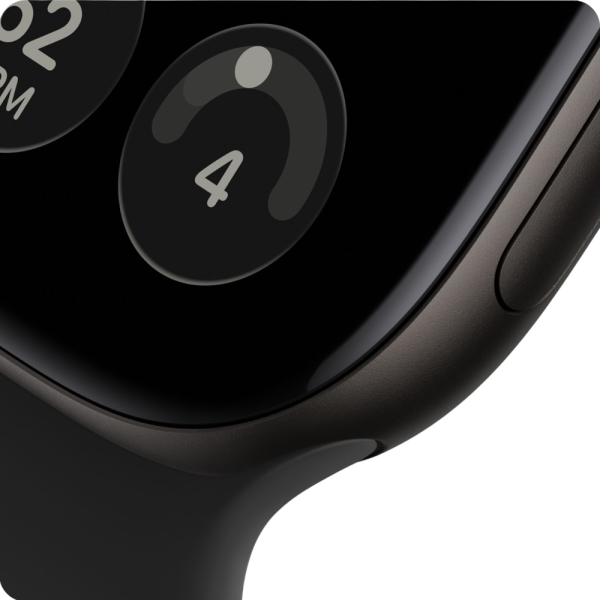 Apple Watch Series 12, 46 мм, корпус из алюминия черного цвета