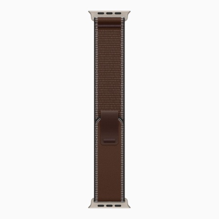 Apple Watch Ultra 4 (2026), 49 мм, природный титан, "походная петля" цвета "Темная умбра"