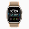 Apple Watch Ultra 4 (2026), 49 мм, природный титан, "походная петля" песочного цвета