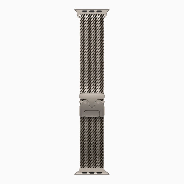 Apple Watch Ultra 4 (2026), 49 мм, природный титан, "миланская петля"