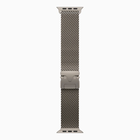 Apple Watch Ultra 4 (2026), 49 мм, природный титан, "миланская петля"