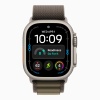 Apple Watch Ultra 4 (2026), 49 мм, природный титан, "альпийская петля" темно-оливкового цвета