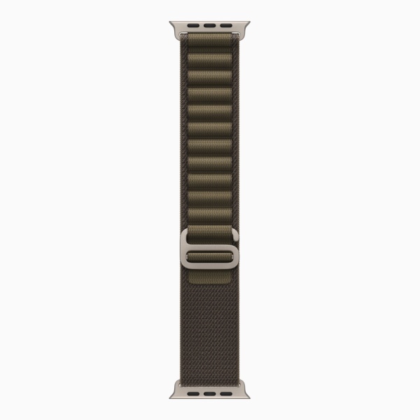 Apple Watch Ultra 4 (2026), 49 мм, природный титан, "альпийская петля" темно-оливкового цвета